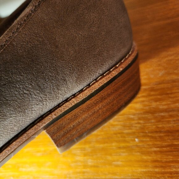 Sofft Leather Loafers Patent Pending Gray Women (8.5) - Picture 13 of 15